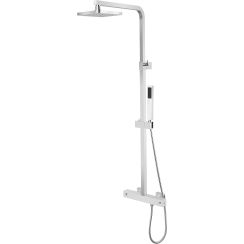 Besco Modern Varium ensemble de douche mural avec thermostat oui chrome BP-MVT-CH