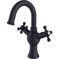 Besco Retro mitigeur de lavabo sur pied noir BU-RII-CZ