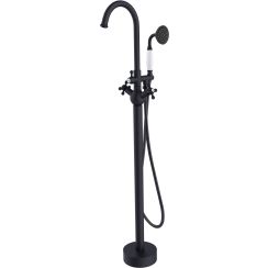 Besco Retro mitigeur bain-douche autoportante noir BW-RI-CZ