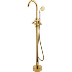 Besco Retro mitigeur bain-douche autoportante doré BW-RI-ZL