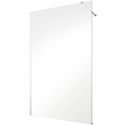 Besco Eco-N paroi de douche walk-in 120 cm chrome brillant/verre transparent EN-120-195C