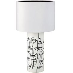 Markslöjd Family lampe de table 1x40 W blanc-noir 108246