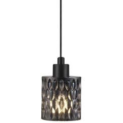 Nordlux Hollywood lampe suspendue 1x60 W noir-fumé 46483047