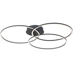 Just Light Ivanka plafonnier 3x12 W noir 14539-18