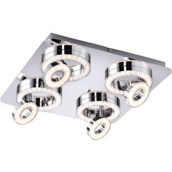 Just Light Tim plafonnier x3.1 W chrome 14522-17