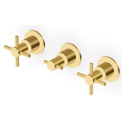 Zucchetti Helm mitigeur de lavabo encastrée doré ZHM695.XP41G3