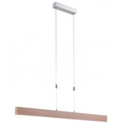 Just Light Amanda lampe suspendue intelligente 1x30 W bois-nickel 11420-78