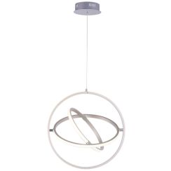 Just Light Jella lampe suspendue intelligente 3x15 W acier 11260-55