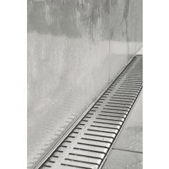 ACO ShowerDrain C grille d’évacuation linéaire 58.5 cm acier 9010.87.56