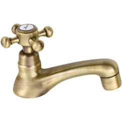 Sapho Antea vanne de lavabo sur pied laiton/brun antique 3206