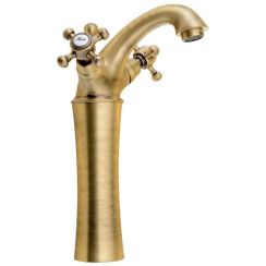Sapho Antea mitigeur de lavabo sur pied laiton/brun antique 3176L