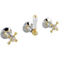 Sapho Antea mitigeur de douche encastrée chrome-doré SET305-102