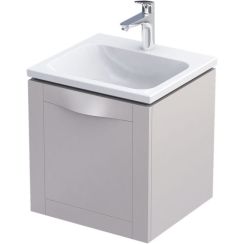 Oristo Skagen armoire 49.6x45.5x50 cm sous-lavabo suspendu sable OR49-SD1S-50-10