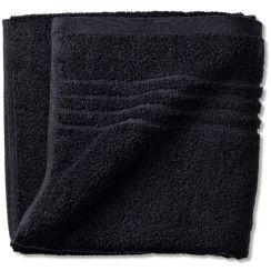 Kela Leonora serviette 100x50 cm coton noir 23426
