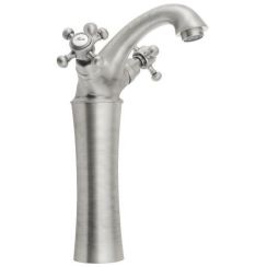 Sapho Antea mitigeur de lavabo sur pied nickel 3178L