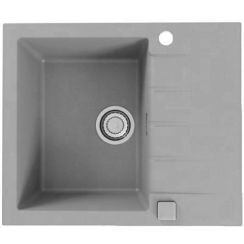 Alveus Cadit évier en granit 59x50 cm gris/graphite/onyx 1132020