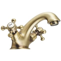 Sapho Antea mitigeur de lavabo sur pied laiton/brun antique 3176