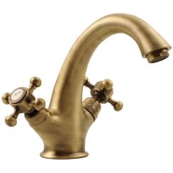 Sapho Antea mitigeur de lavabo sur pied laiton/brun antique 3276