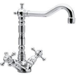 Sapho Antea mitigeur de lavabo sur pied chrome 3371