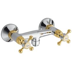 Sapho Antea mitigeur de douche murale chrome-doré 3862