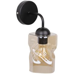 Candellux Felis applique murale 1x60 W noir-ambre 21-00163