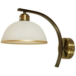 Candellux Mandarin applique murale 1x60 W blanc-laiton 21-47557
