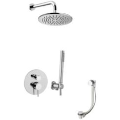 Paffoni Stick kit baignoire-douche encastré oui chrome SK019ZWSCSU3B