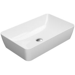 GSI Sand lavabo 60x38 cm rectangulaire à poser blanc brillant 903611