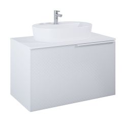 Elita Glam armoire 91x47.1x54 cm sous-lavabo suspendu blanc RE010900165290