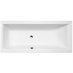 Polysan Cleo baignoire rectangulaire slim 160x75 cm blanc 93611S