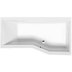 Polysan Versys baignoire d’angle 170x84 cm côté droit blanc 70611