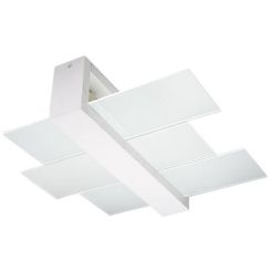 Sollux Lighting Feniks plafonnier 2x60 W blanc SL.0078