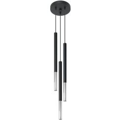 Sollux Lighting Mozaica lampe suspendue 3x40 W noir-chrome SL.0887