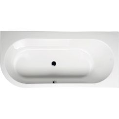 Polysan Astra baignoire d’angle 165x80 cm côté droit blanc 34611