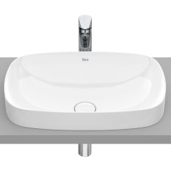 Roca Inspira lavabo 55x37 cm rectangulaire encastrée blanc A327504S00