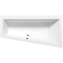 Polysan Andra baignoire d'angle slim 180x90 cm côté droit blanc 78771S