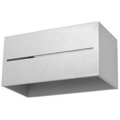 Sollux Lighting Lobo Maxi applique murale 2x40 W gris SL.0529