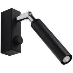 Sollux Lighting applique murale 1x40 W noir SL.0897