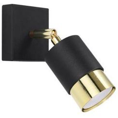 Sollux Lighting Nero applique murale 1x40 W noir-doré SL.1069