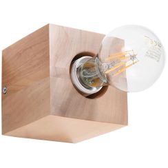 Sollux Lighting Ariz applique murale 1x60 W bois SL.0676