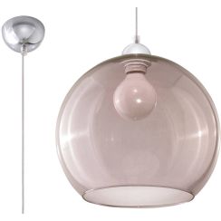 Sollux Lighting Ball lampe suspendue 1x60 W graphite SL.0250