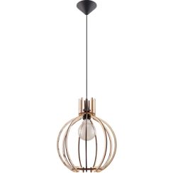 Sollux Lighting Arancia lampe suspendue 1x60 W bois SL.0391