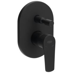 Aqualine Lotta mitigeur de douche encastrée noir LT742B