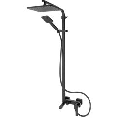 FDesign Origio ensemble de douche mural oui noir FD5-ORG-7U-22