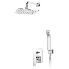 FDesign Pinea ensemble de douche encastré oui chrome FD1-PNA-7PSET-11