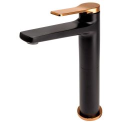 FDesign Seppia mitigeur de lavabo sur pied noir FD1-SPA-2L-25