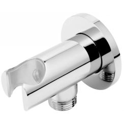 FDesign Inula raccord coudé avec support chrome FD8-602-11