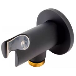 FDesign Inula raccord coudé avec support noir FD8-602-22