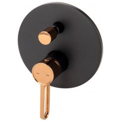 FDesign Zaffiro mitigeur bain-douche encastrée noir FD1-ZFR-7P-25