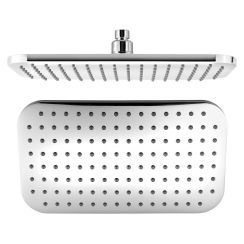 Aqualine douche à effet de pluie 35x20 cm rectangulaire chrome SC235